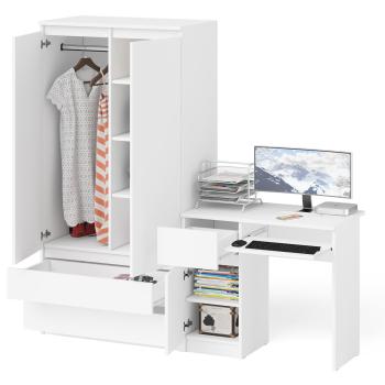 Стол компьютерный СВК Мори МС-16 левый + Шкаф МШ900.1