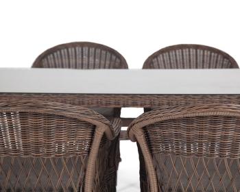 Обеденная группа из искусственного ротанга на 6 персоны 4sis Амароне