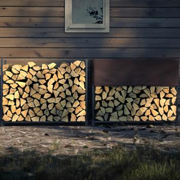 Дровница металлическая CONCRETIKA с чехлом