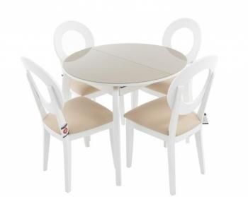 Стол Аврора Ривьера СВ 90 (ножки массив)