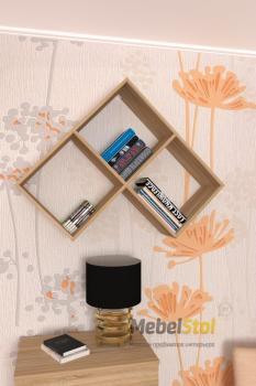 Полка для книг Мебелеф «Мебелеф – 6»