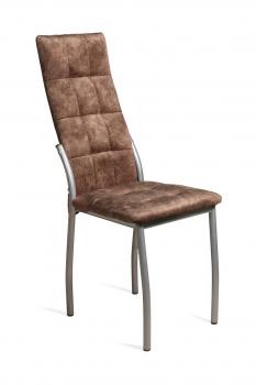 Серебро/Велюр коньяк