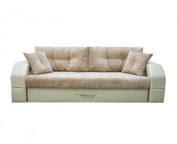 Диван еврокнижка Fotodivan Манчестер с подсветкой велюр/экокожа 150