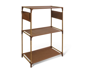 Стеллаж SHT-SS5-P Коричневый/орех глянец/коричневый (Р)