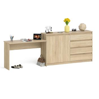 Стол письменный СВК Мори МСП1200.1 + Комод МК1600.1