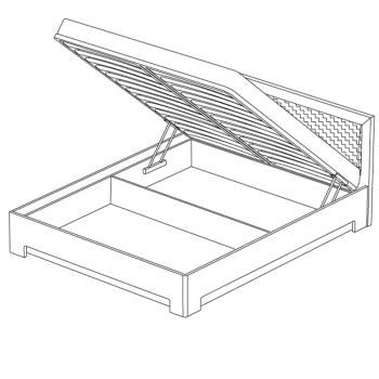 Кровать-1 с под.орт.основанием Кураж Парма Нео 1600