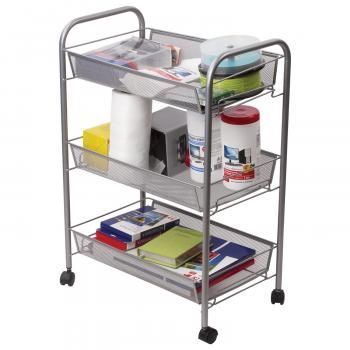 Этажерка (тележка) BRABIX офисно-бытовая 3 яруса