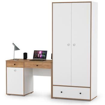 Набор мебели для школьника Mobi Вуди Компоновка № 21 12.42 + 13.138