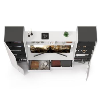 Гостиная Mobi Сидней Комплектация № 06 13.63 + 15.57 + 13.200 2шт