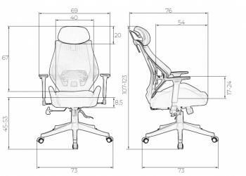 Офисное кресло для персонала Dobrin TEODOR