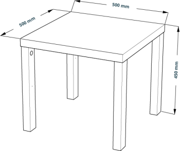 Журнальный стол Гуд Лакк Энкель 50