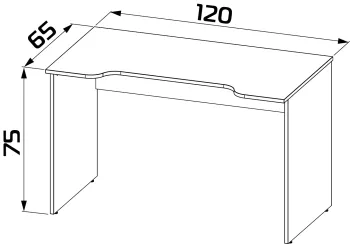 Стол компьютерный Гуд Лакк Вардиг К3