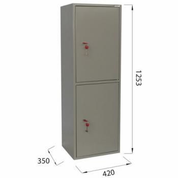 Шкаф металлический для документов BRABIX