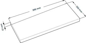 Полка настенная Гуд Лакк Фора 1.9 90х25х3.7