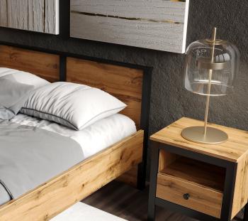 Тумба прикроватная БРВ Мебель LOFT KOM1S