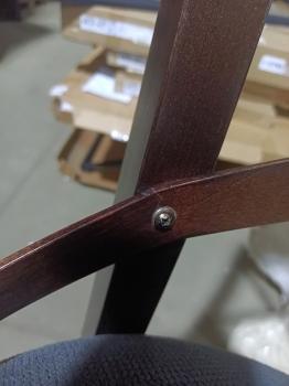 Стул барный Хью Темный тон/темно-серый м07 (У)