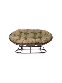 Диван M-group МАМАСАН без ротанга коричневое