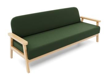 Береза/Велюр зеленый