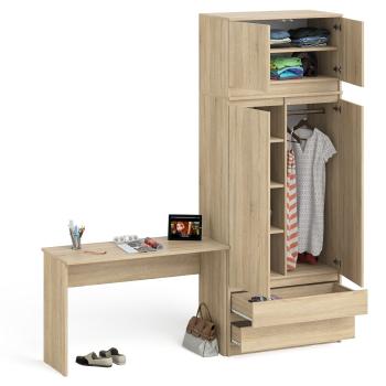 Стол письменный СВК Мори МСП1200.1 + Шкаф МШ900.1 + Антресоль МА900.1