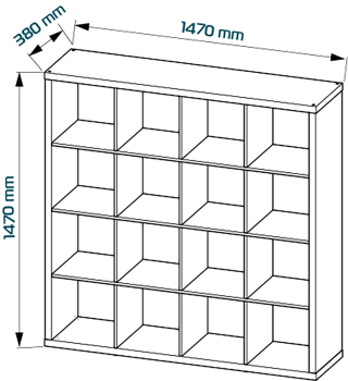 Стеллаж Гуд Лакк Фора 16