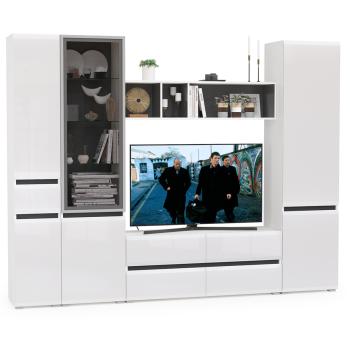 Гостиная Mobi Сидней Комплектация № 25 13.63 + 15.57 + 13.200 + 13.201 + 13.202