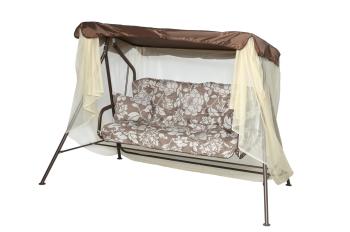 Качели садовые 2-х местные Мебельторг Невада с москитной сеткой