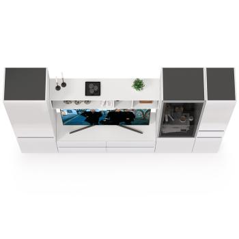 Гостиная Mobi Сидней Комплектация № 25 13.63 + 15.57 + 13.200 + 13.201 + 13.202