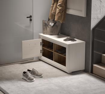 Тумба для обуви БРВ Мебель MALTA B136-BUT1D/110