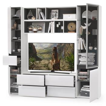 Гостиная Mobi Сидней Комплектация № 42 13.63 + 15.57 2шт + 13.201 + 13.202