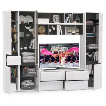 Гостиная Mobi Сидней Комплектация № 31 13.63 + 15.57 2шт + 13.200 + 13.201 + 13.202