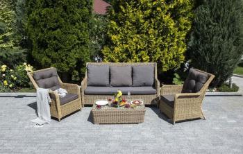 Лаунж-зона плетеная из искусственного ротанга 4sis Гляссе