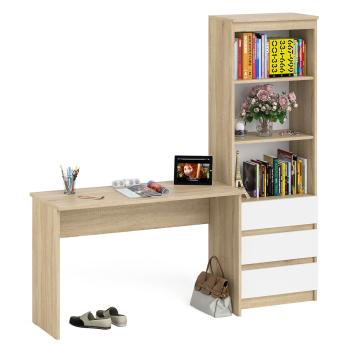 Дуб сонома/белый