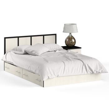 Кровать с ящиками СВК Сакура 1400 + тумба