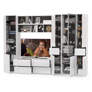 Гостиная Mobi Сидней Комплектация № 35 13.63 + 15.57 2шт + 13.200 + 13.201 + 13.202 2шт