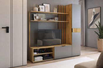 дуб крафт золотой/графит