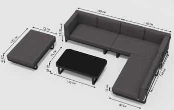 Лаунж зона Gardenini HACIENDA