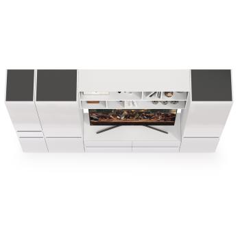 Гостиная Mobi Сидней Комплектация № 33 13.63 + 15.57 2шт + 13.200 2шт + 13.202