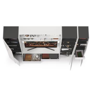 Гостиная Mobi Сидней Комплектация № 33 13.63 + 15.57 2шт + 13.200 2шт + 13.202