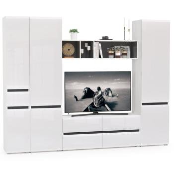 Гостиная Mobi Сидней Комплектация № 27 13.63 + 15.57 + 13.200 2шт + 13.202