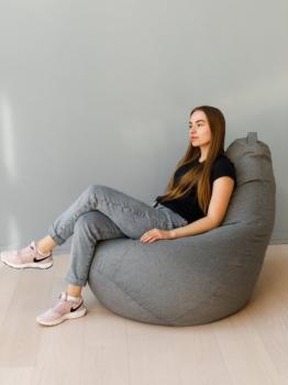 Кресло-мешок DreamBag Груша L (3 категория, Рогожка)