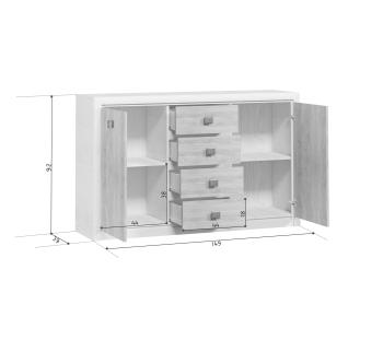 Тумба БРВ Мебель Koen KOM2D4S