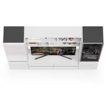 Гостиная Mobi Сидней Комплектация № 39 13.63 + 15.57 2шт + 13.200 + 13.201