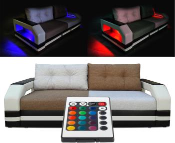 Диван Fotodivan Манчестер 150 с подсветкой рогожка