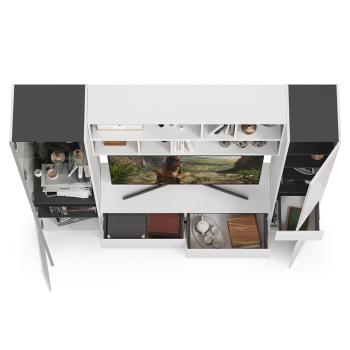 Гостиная Mobi Сидней Комплектация № 42 13.63 + 15.57 2шт + 13.201 + 13.202