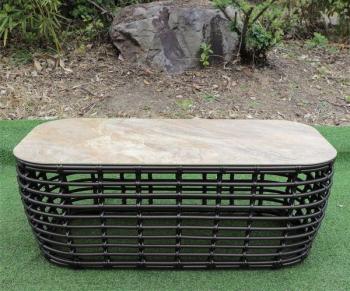 Журнальный столик из искусственного ротанга 4sis Ницца