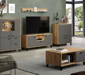 Тумба БРВ Мебель GRACE KOM2W1D2S с подсветкой