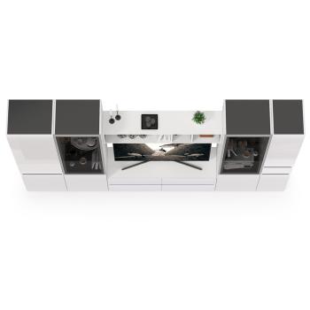 Гостиная Mobi Сидней Комплектация № 28 13.63 + 15.57 + 13.200 + 13.201 2шт + 13.202