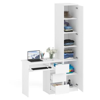 Стол компьютерный СВК Мори МС-6 правый + Пенал МШ400.1