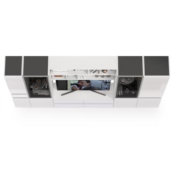 Гостиная Mobi Сидней Комплектация № 34 13.63 + 15.57 2шт + 13.200 + 13.201 2шт + 13.202