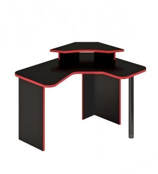 Стол игровой-угловой Мэрдэс СКЛ-ИгрУгл120Ч+НКИЛ-УГЛ Ч Правый